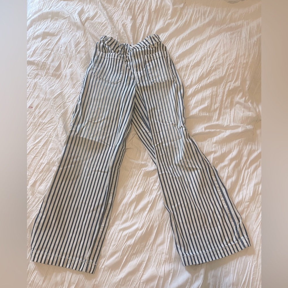 Kid’s Striped Jeans